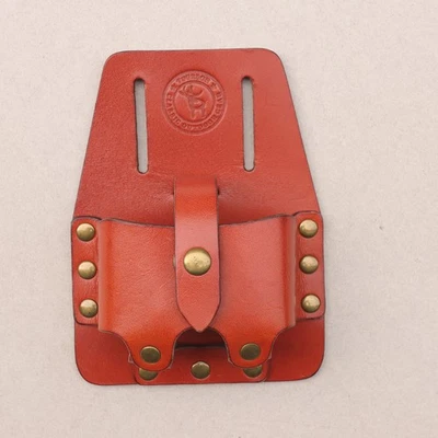 Leather Framer Measure Tape Holder Tool Carry Belt Holster Case-Stock Clearance - Image 1 of 4