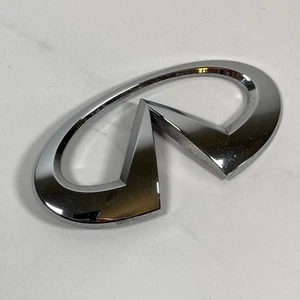 2011-2013 Infiniti M35 Emblem Logo Badge Symbol Rear Trunk B3176 Chrome - Picture 1 of 11