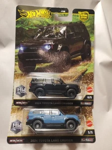 HOT WHEELS 2025 OFF ROAD CHASE 2024 TOYOTA LAND CRUISER CAR CULTURE 0/5 T2 - Picture 1 of 15
