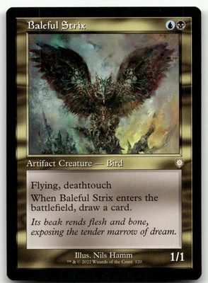Baleful Strix (Retro Frame) #120 (NM) Brothers' War BRC Magic MTG - Image 1 of 2