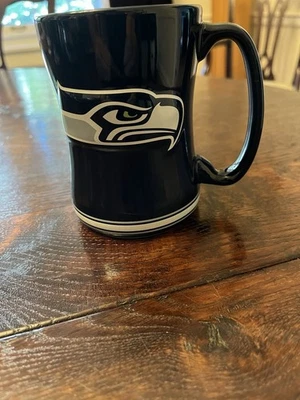 Taza de café vintage de los Seattle Seahawks con licencia de la NFL Foto 1 de 4