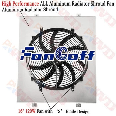 Cobertura de radiador 16"" ventilador para 1998-2011 Ford Explorer Ranger /Mazda B2300 B4000 - Imagem 1 de 4