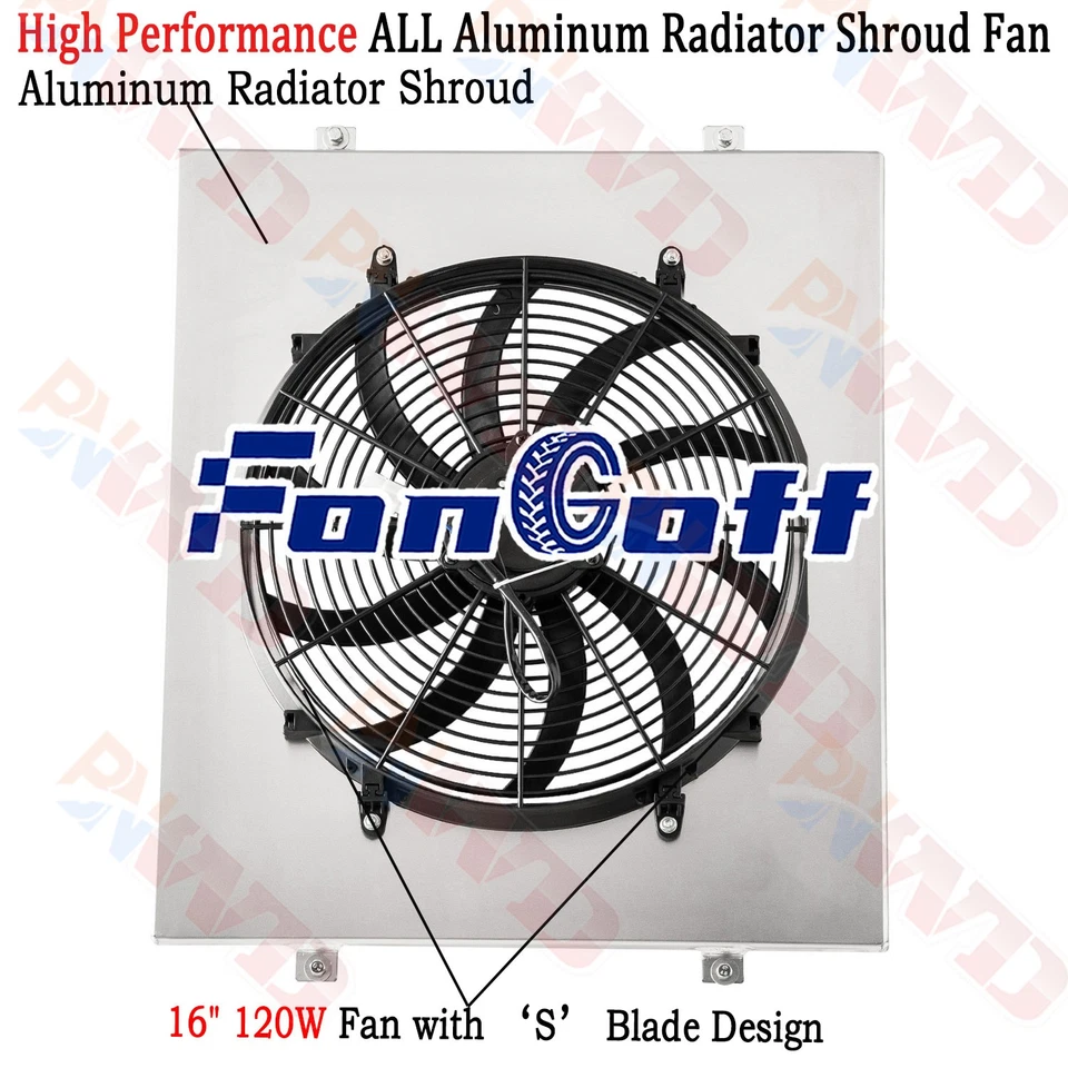 Radiator Shroud Fan For 1998-2011 Ford Explorer Ranger Mazda B2300 B4000 - Imagem 1 de 4