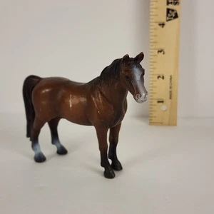 Schleich Bay Araber Hengst dunkelbraun schwarze Mähne Pferd Rentner Figur 2000 - Bild 1 von 4