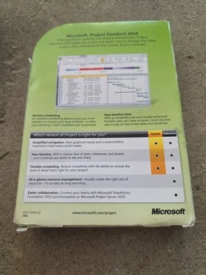Microsoft Project Standard 2010 (Retail) (1 Computer/s) - Full Version for... - Image 1 of 3