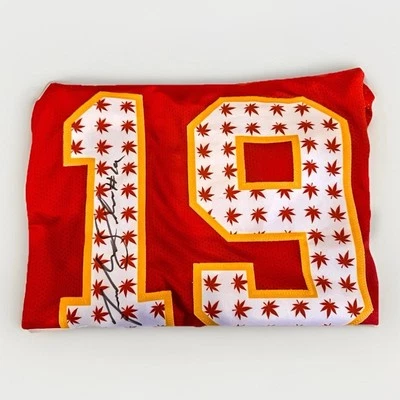 Camiseta deportiva Josh Gordon personalizada de los KC Chiefs autografiada firmada Weed Pot XL CERTIFICADO DE AUTENTICIDAD JSA Foto 1 de 4
