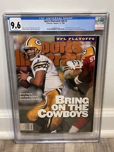 Brett Favre 1st Sports Illustrated CGC 9.6 Newsstand 1/15/96 none graded higher! - Picture 1 of 3