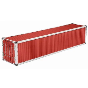 Caja contenedor pintada TOUCANRC 40 ft marco de metal 1/14 para camión tractor TAMIYA - Imagen 1 de 3
