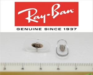Clear Clip-On Silicone Nose Pads for RB Aviator Sunglasses Eyeglasses Frame - Afbeelding 1 van 4