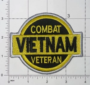 Combat Vietnam Veteran Patch Hook & Iron-On Repro New A452 - Picture 1 of 2