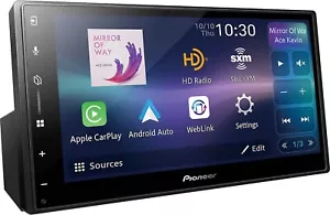 Pioneer DMH-W3000NEX 1 DIN Car Receiver Bluetooth 5.3 CarPlay Android Auto Wifi - Picture 1 of 10
