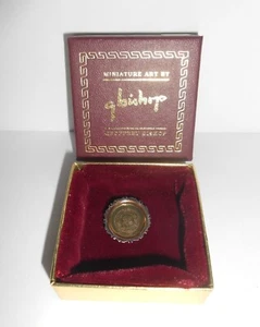Miniature Art by Geoffrey Bishop - Round Plate - Picture 1 of 5