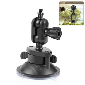 1/4 Zoll Magic Arm Saugnapfhalterung schwarz für DJI, Insta360, GoPro - Bild 1 von 9