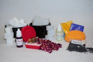 Soap Making Kit - Mixed Variety - Various Colours (Melt & Pour) - Ideal Gift! - Picture 1 of 10