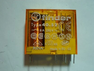 Relais 24V 2xUM 250V 8A Finder 40.52.9.024.0000 #11-45/9 - Photo 1/4