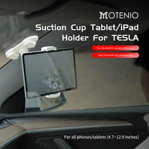 Sucker Phone Holder iPad Stand Design for Vehicle Model 3/ Y/S/X Phone Holder - Picture 1 of 5