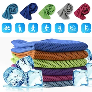 5 Pack Cooling Towel Ice Towel Neck Wrap For Sports Running Jogging Gym Chilly - Picture 1 of 13