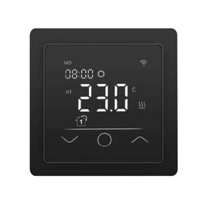 Fußbodenheizung Thermostat Digital Unterputz Temperaturregler Touchscreen schwar - Bild 1 von 4
