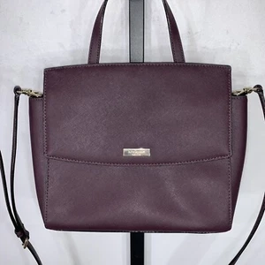 Bolso Bandolera KATE SPADE New York Ciruela Púrpura Cuero de Vaca Magnético a Presión  - Imagen 1 de 10