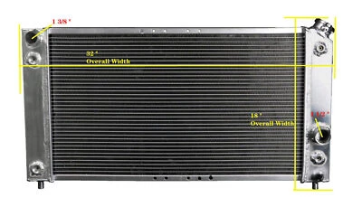 Radiador Knightmoto para GMC Sonoma/Jimmy/Chevrolet/S10/Blazer 1996-2005 4,3 L Foto 1 de 4