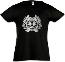 DATE CLAN MON Kids Girls T-Shirt Japan Shogun Samurai Ninja Flag