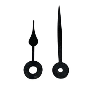 UTS Quartz German Carriage Clock Micro Shaft Black Metal Clock Hands - 33mm - Picture 1 of 1