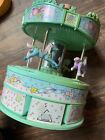 Vintage 1999 Moose Mountain Toymakers Unicorn Musical Carousel Jewelry Box
