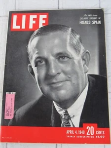 Life Magazine April. 4, 1949 Hoffman of ECA - Picture 1 of 7