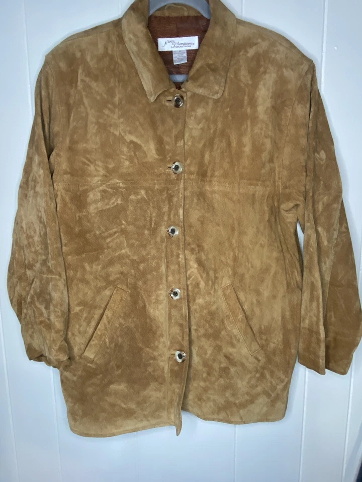 Norm Thompson Large 100% Genuine Leather Men's  Coat~Lightly Used - Image 1 of 4