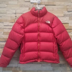 Abrigo de esquí North Face para mujer XS rojo 700 tampón de plumón 96 retro vintage Nuptse - Imagen 1 de 7