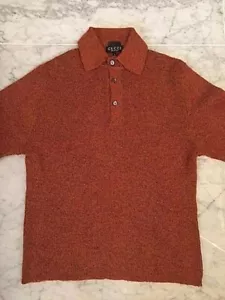 GUCCI SUÉTER DE LANA NARANJA QUEMADO PARA HOMBRE - TALLA L - Imagen 1 de 10