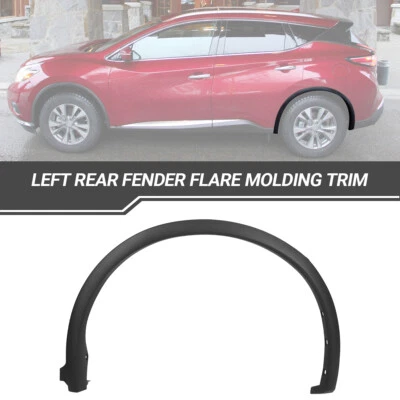 Left Rear Wheel Opening Flare Molding Trim 76857-5AA0A For 2015-22 Nissan Murano Foto 1 de 4
