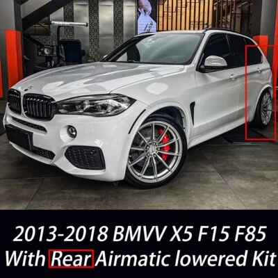 For BMW X5 X5M F15 F85 Rear Air Suspension Adjustable Lowering Links Kit rods - Image 1 of 4