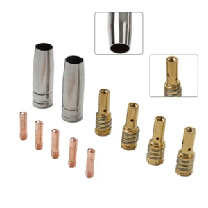 11pcs Contact Tip Kit fit 3 IN 1 MIG 120AMP 220V Gasless Flux-Core Welder - Foto 1 di 10