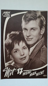 Das neue Film-Programm Mit 17 weint man nicht - Doppel-Faltblatt DNF 1960 Z0-1 - Picture 1 of 3