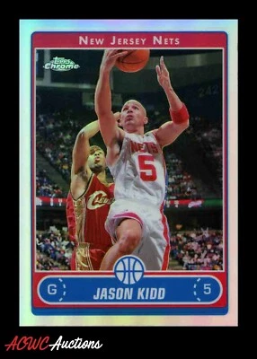 2006-07 Topps Chrome Refractor #56 Jason Kidd - Image 1 of 2