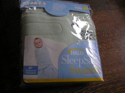 HALO Saco de Dormir Envoltura SAGE Polar Manta Usable Nuevo en Caja Nacimiento ~ 3 Mos 6-12 Lbs ~ ¡NUEVO EN PAQUETE! Foto 1 de 4