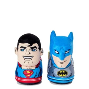 Superman & Batman DC Comics Toddler Slippers Size 7 8 - Picture 1 of 4