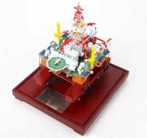 Offshore Oil Deepwater Semi-submersible Drilling Platform Alloy Model 1:700 New - Picture 1 of 10