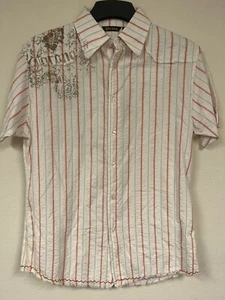 Corona Extra Men’s Button Down Shirt - White/Orange Color - New - Picture 1 of 8