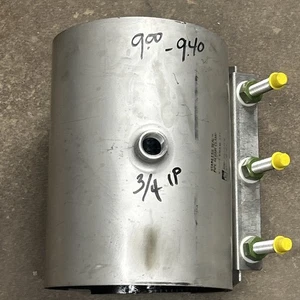 Stainless Seal Tapped Pipe Repair Clamp Romac 8”x 3/4”IP 9.00-9.40 X 12” Long - Imagen 1 de 13