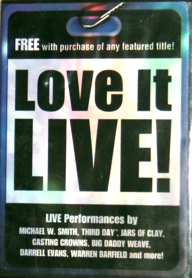 Love It Live, DVD, 2004, Michael W. Smith, Third Day, Casting Crowns, New - Image 1 of 1