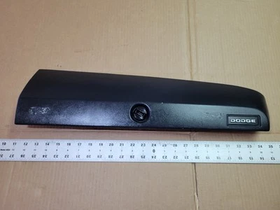 1979-1997 Dodge Ram Van B150 B250 B350 Upper Glove Box Door Black OEM 55027842 - Image 1 of 4