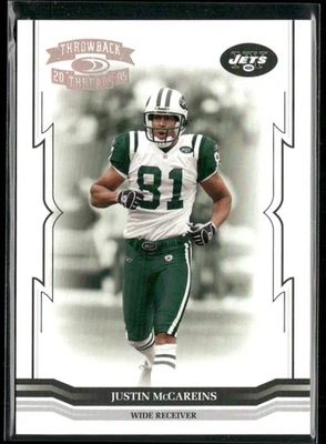 2005 Donruss Throwback Threads Bronze Holofoil Justin McCareins /250 #103 - Image 1 of 2