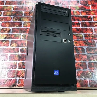 Custom ATX Desktop PC for Retro Gaming ASUS P5KPL-CM Pentium D 4GB RAM No HDD - Image 1 of 4