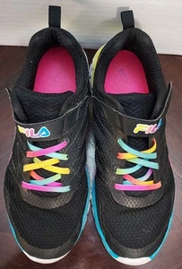 FILA Cryptonic Black Womens Sneakers US Size 6/EUR Size 38.5 3RM01440-992 - Picture 1 of 12
