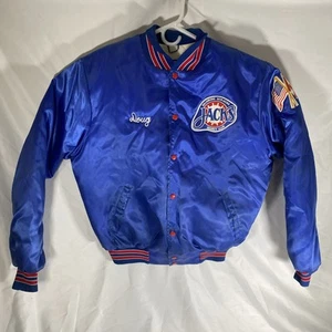 Vintage Baltimore Skipjacks Hockey Club Jacket Blue Red Large USA 80’s AHL - Picture 1 of 16