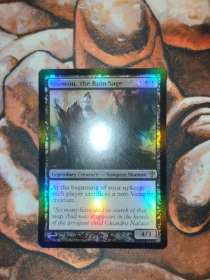 NM FOIL Anowon, the Ruin Sage Worldwake WWK MTG Magic the Gathering 1st Edition - Image 1 of 2