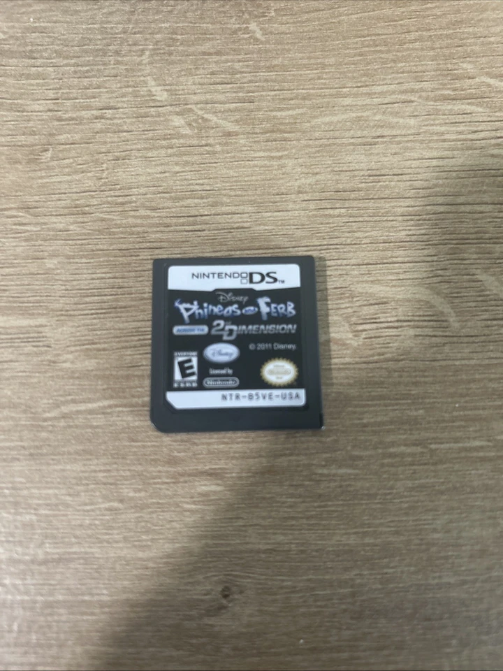 Cartucho Phineas and Ferb: Across the 2nd Dimension (Nintendo DS) solamente - probado Foto 1 de 2