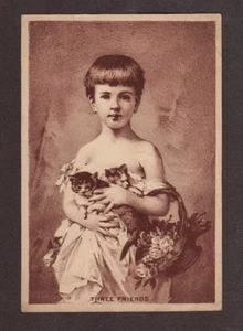 VICTORIAN ADV TRADE CARD SCOURENE DIE BESTE SCHEUERSEIFE "DREI FREUNDE" - Bild 1 von 2